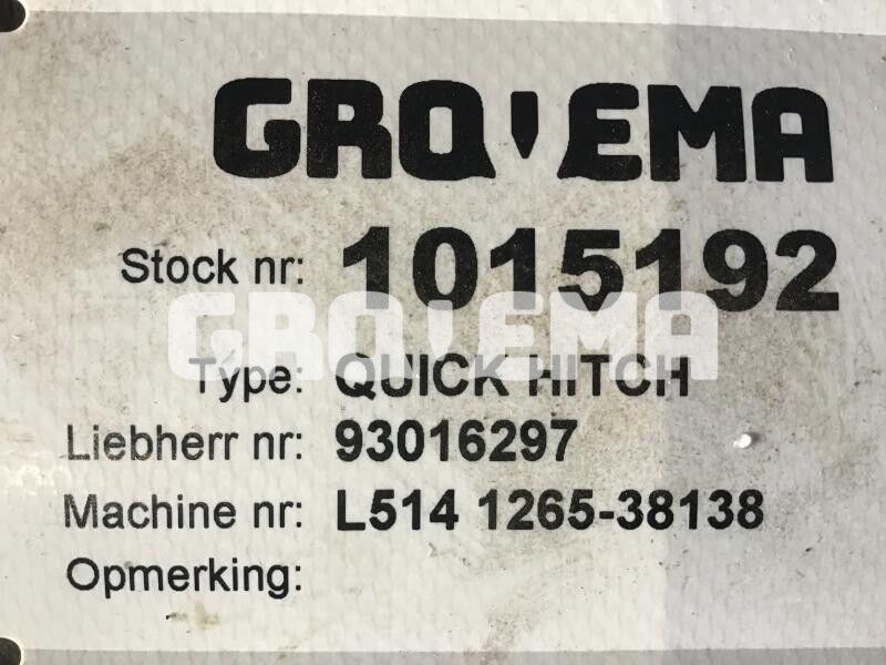 Liebherr - Quick coupler: picture 3 Liebherr - Quick coupler: picture 3