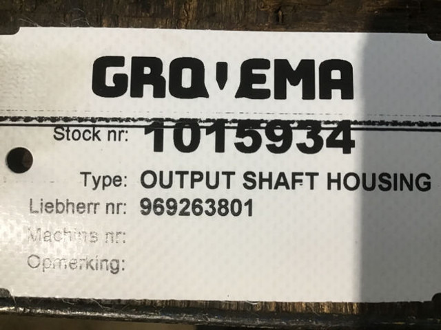 Liebherr Output Shaft Housing - Hub: picture 2 Liebherr Output Shaft Housing - Hub: picture 2