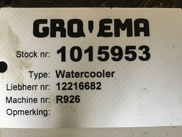 Liebherr Watercooler - Radiator: picture 1 Liebherr Watercooler - Radiator: picture 1