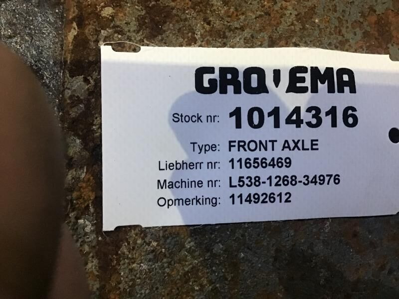 Liebherr front axle - Axle and parts: picture 3 Liebherr front axle - Axle and parts: picture 3