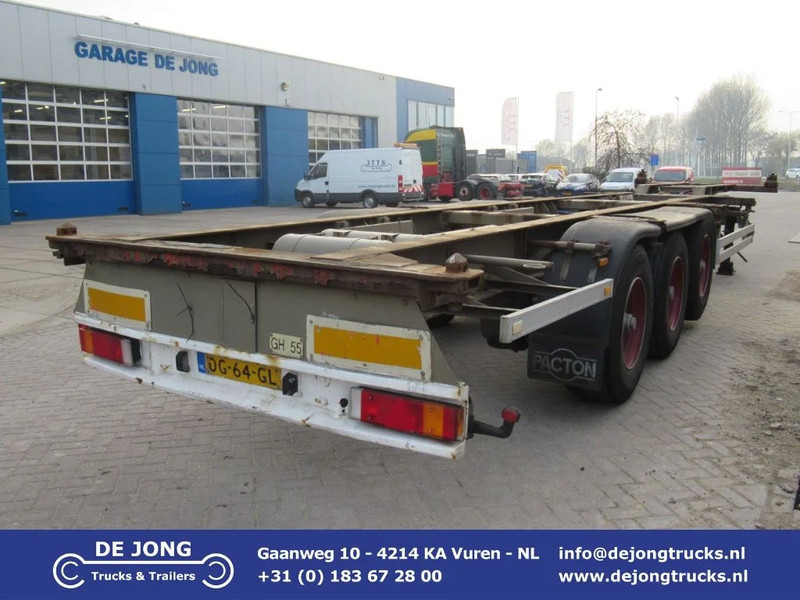 Pacton Container Chassis / BPW + DISC - Container transporter/ Swap body semi-trailer: picture 1 Pacton Container Chassis / BPW + DISC - Container transporter/ Swap body semi-trailer: picture 1