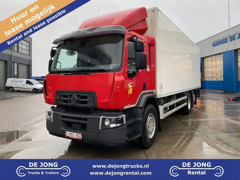 Renault D WIDE 320 DTI 8 / Closed box / Euro 6 / Dhollandia - Box truck: picture 1 Renault D WIDE 320 DTI 8 / Closed box / Euro 6 / Dhollandia - Box truck: picture 1