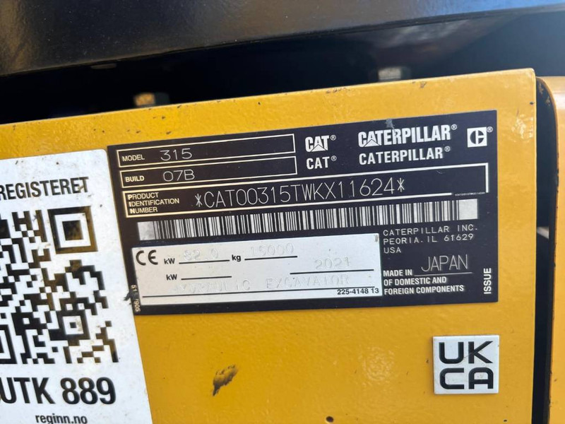 Cat 315 - Crawler excavator: picture 5 Cat 315 - Crawler excavator: picture 5