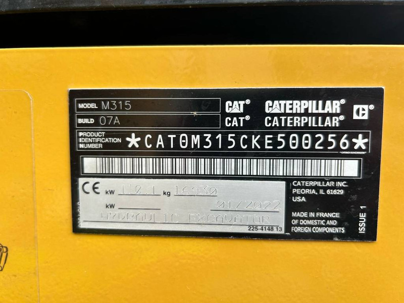 Cat M 315 07A - Wheel excavator: picture 5 Cat M 315 07A - Wheel excavator: picture 5