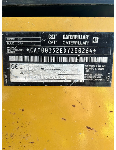 Caterpillar 352 07A + LEICA 3D GPS - Crawler excavator: picture 5 Caterpillar 352 07A + LEICA 3D GPS - Crawler excavator: picture 5