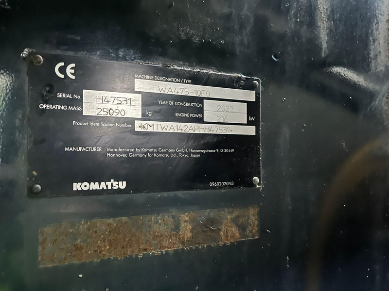 Komatsu WA 475-10E - Wheel loader: picture 5 Komatsu WA 475-10E - Wheel loader: picture 5