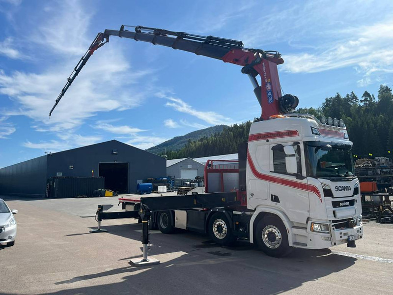 Scania R 590 + HMF 9520 K6 + Jibb + Winch - Crane truck: picture 3 Scania R 590 + HMF 9520 K6 + Jibb + Winch - Crane truck: picture 3