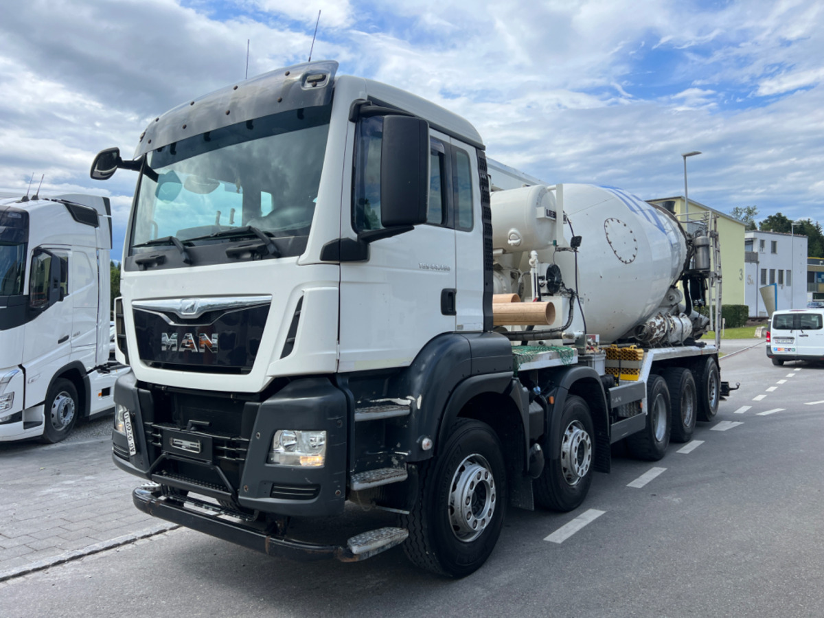 MAN TGS 35.480 10x4 10m3 Förderband 17M Liebherr - Concrete mixer truck: picture 1 MAN TGS 35.480 10x4 10m3 Förderband 17M Liebherr - Concrete mixer truck: picture 1