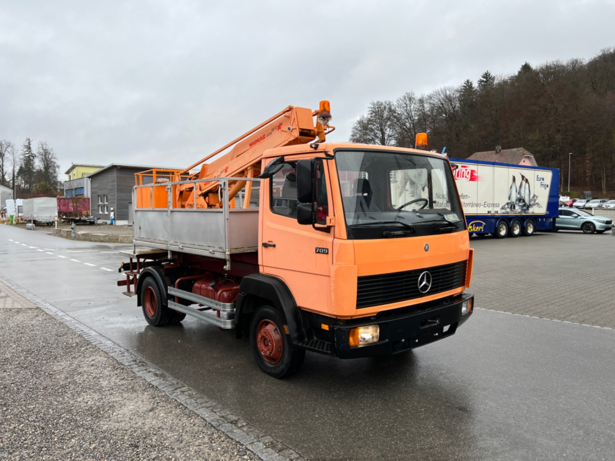 MERCEDES 709 WUMAG GELENKSTEIGER 14M - Municipal/ Special vehicle: picture 2 MERCEDES 709 WUMAG GELENKSTEIGER 14M - Municipal/ Special vehicle: picture 2