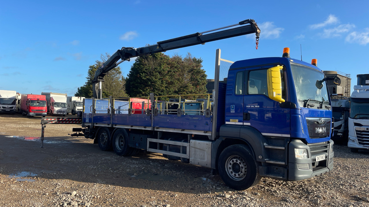 Man TGS 26.360 - Dropside/ Flatbed truck, Crane truck: picture 1 Man TGS 26.360 - Dropside/ Flatbed truck, Crane truck: picture 1