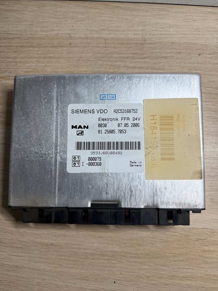 MAN Elektronik FFR Steuergerät 81.25805-7053 - ECU for Truck: picture 1 MAN Elektronik FFR Steuergerät 81.25805-7053 - ECU for Truck: picture 1