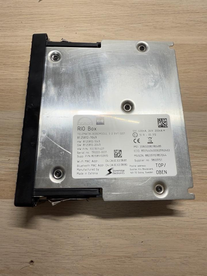 MAN TGL TGM TGS TGX Control Unit 81.27607-6002 - ECU: picture 3 MAN TGL TGM TGS TGX Control Unit 81.27607-6002 - ECU: picture 3