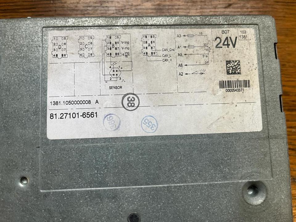 MAN TGX TGS TGA TGL Tachograph 81.27101-6561 - Tachograph for Truck: picture 2 MAN TGX TGS TGA TGL Tachograph 81.27101-6561 - Tachograph for Truck: picture 2