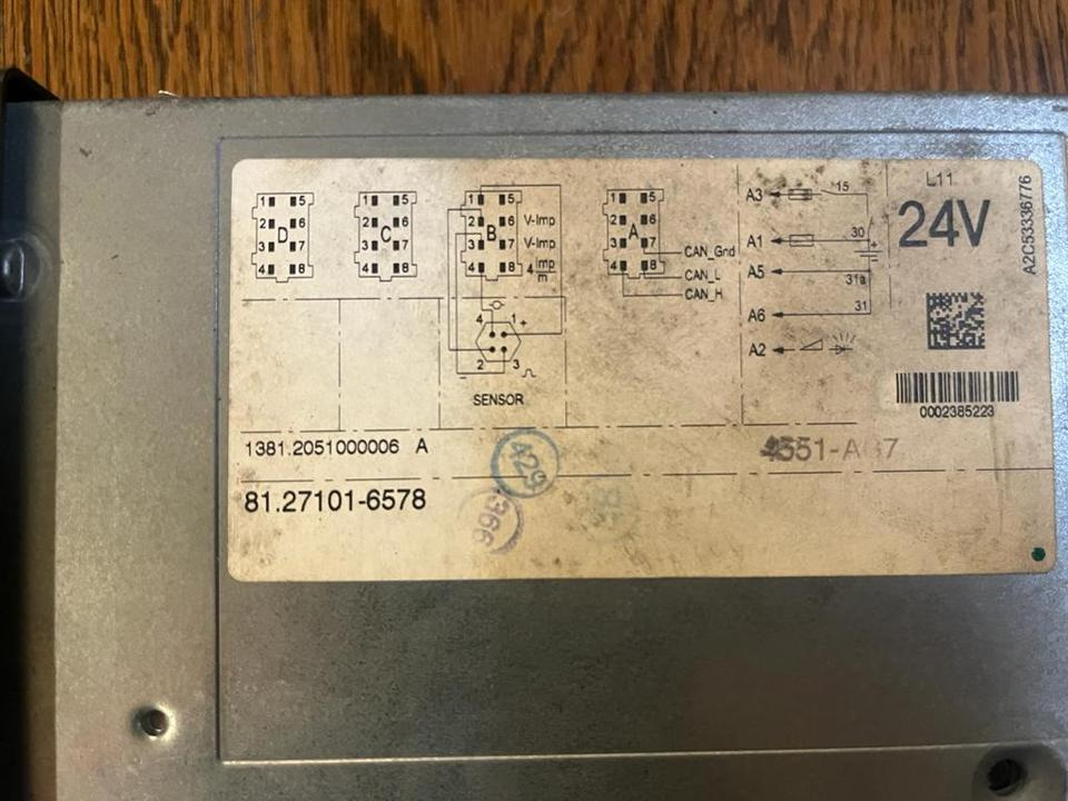 MAN TGX TGS TGA TGL Tachograph 81.27101-6565 - Tachograph for Truck: picture 2 MAN TGX TGS TGA TGL Tachograph 81.27101-6565 - Tachograph for Truck: picture 2