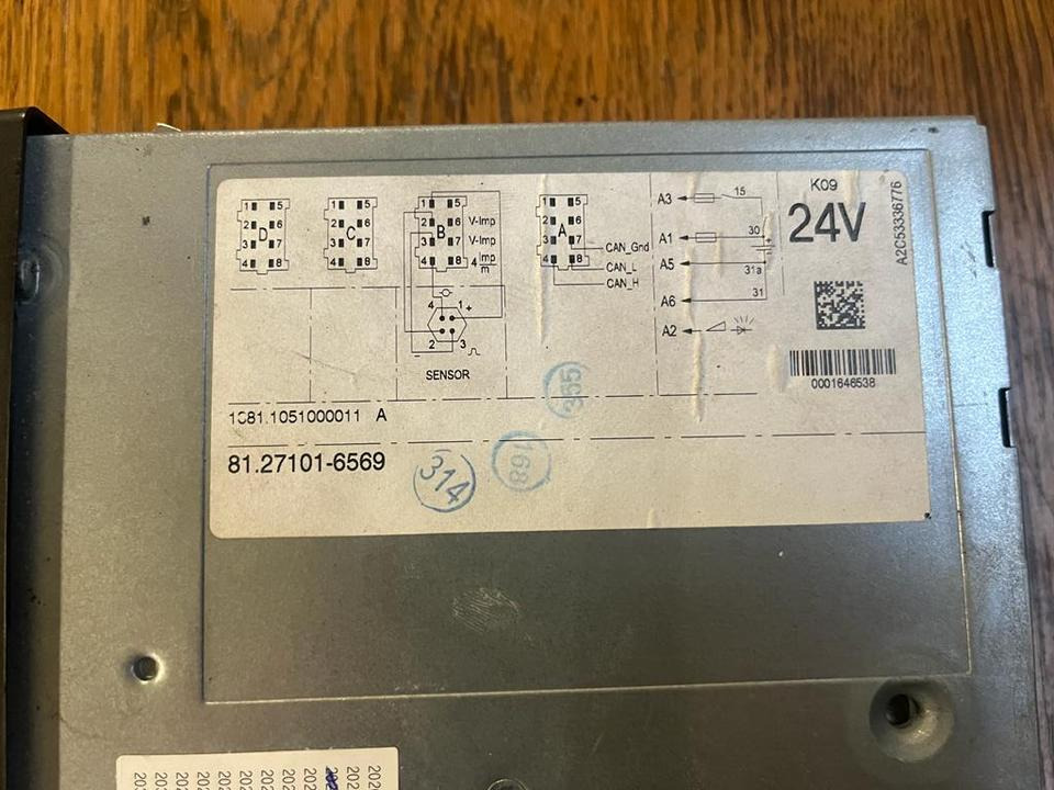 MAN TGX TGS TGA TGL Tachograph 81.27101-6569 - Tachograph for Truck: picture 2 MAN TGX TGS TGA TGL Tachograph 81.27101-6569 - Tachograph for Truck: picture 2