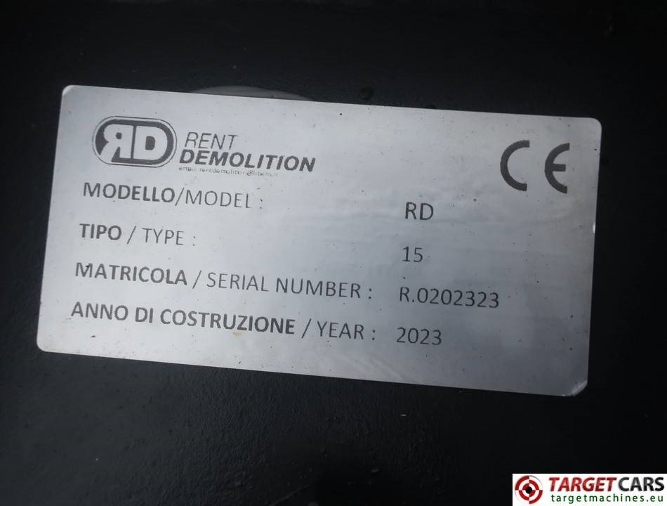 New Demolition shears Rent Demolition RD15 Hydr Rotation Pulverizer Shear 10~20T NEW: picture 10 New Demolition shears Rent Demolition RD15 Hydr Rotation Pulverizer Shear 10~20T NEW: picture 10