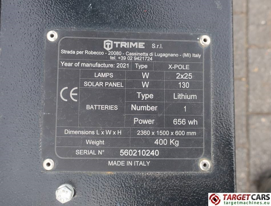 Lighting tower Trime X-Pole 2x25W Led Solar Tower Light: picture 10