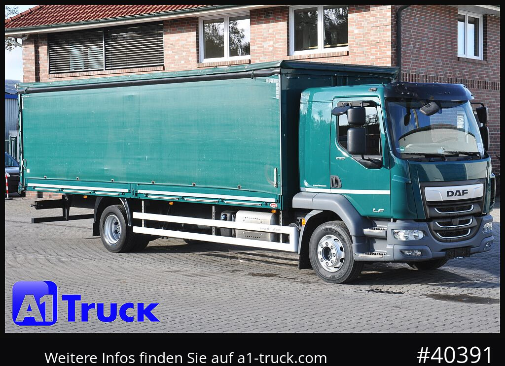 DAF LF 290, Klima, zul. GG 16.000kg, 1 Vorbesitzer - Curtain side truck: picture 1 DAF LF 290, Klima, zul. GG 16.000kg, 1 Vorbesitzer - Curtain side truck: picture 1