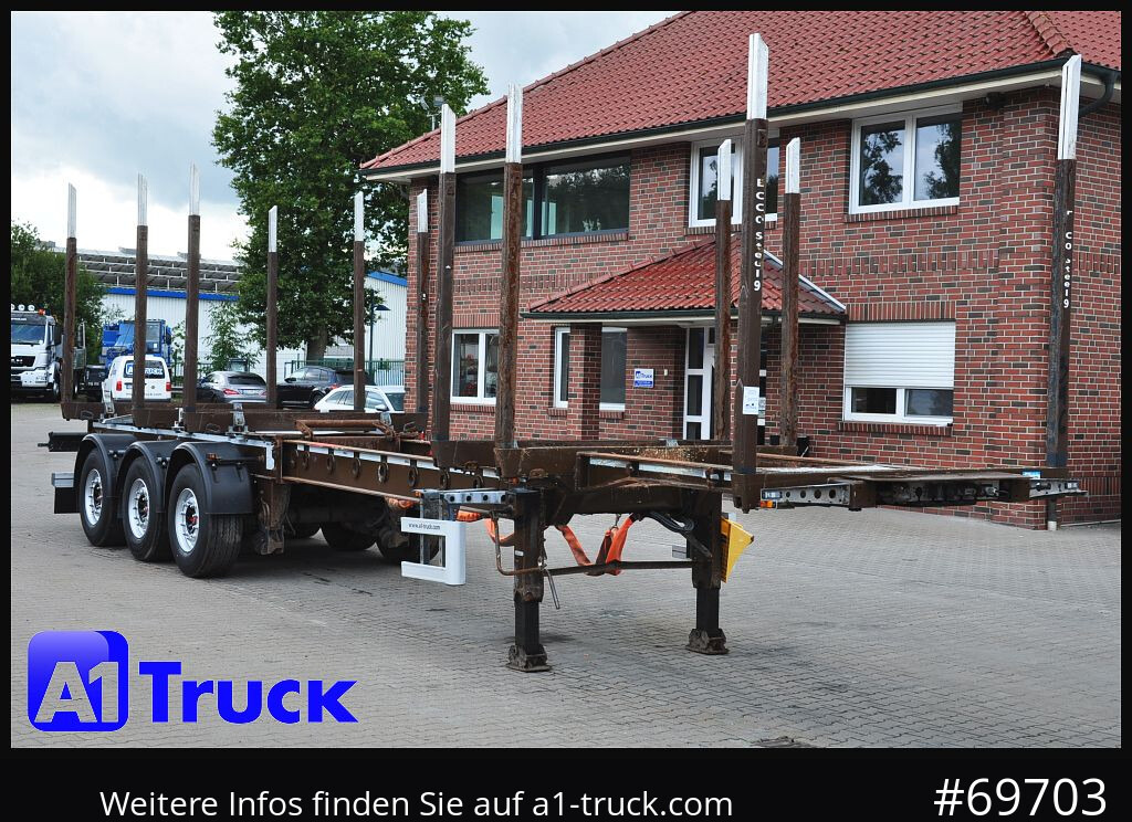 DOLL H3L-14XL Holz Tele, Lenkachse 275 tkm. - Timber semi-trailer: picture 1 DOLL H3L-14XL Holz Tele, Lenkachse 275 tkm. - Timber semi-trailer: picture 1