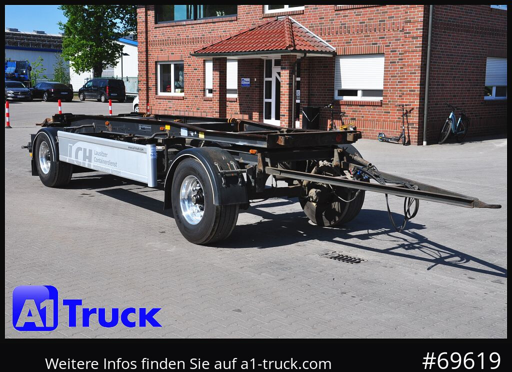 HUEFFERMANN HSA 1870 Luft, BPW Alu, - Roll-off/ Skip trailer: picture 1 HUEFFERMANN HSA 1870 Luft, BPW Alu, - Roll-off/ Skip trailer: picture 1