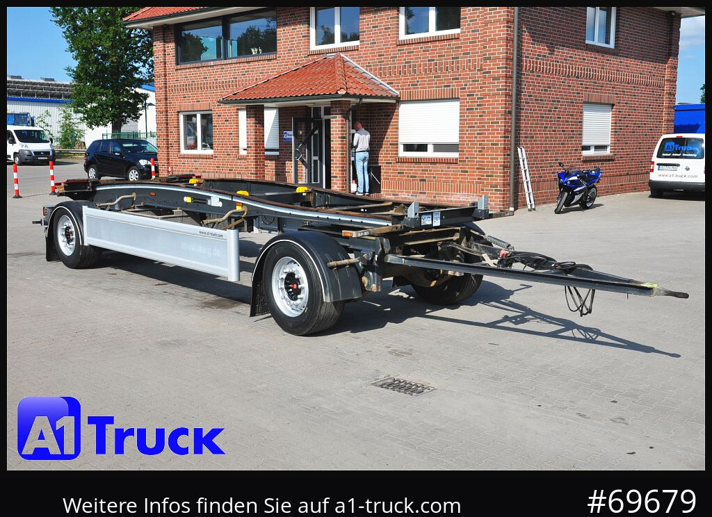 HUEFFERMANN HSA 1870 Luft, SAF, Scheibenbremse - Roll-off/ Skip trailer: picture 1 HUEFFERMANN HSA 1870 Luft, SAF, Scheibenbremse - Roll-off/ Skip trailer: picture 1