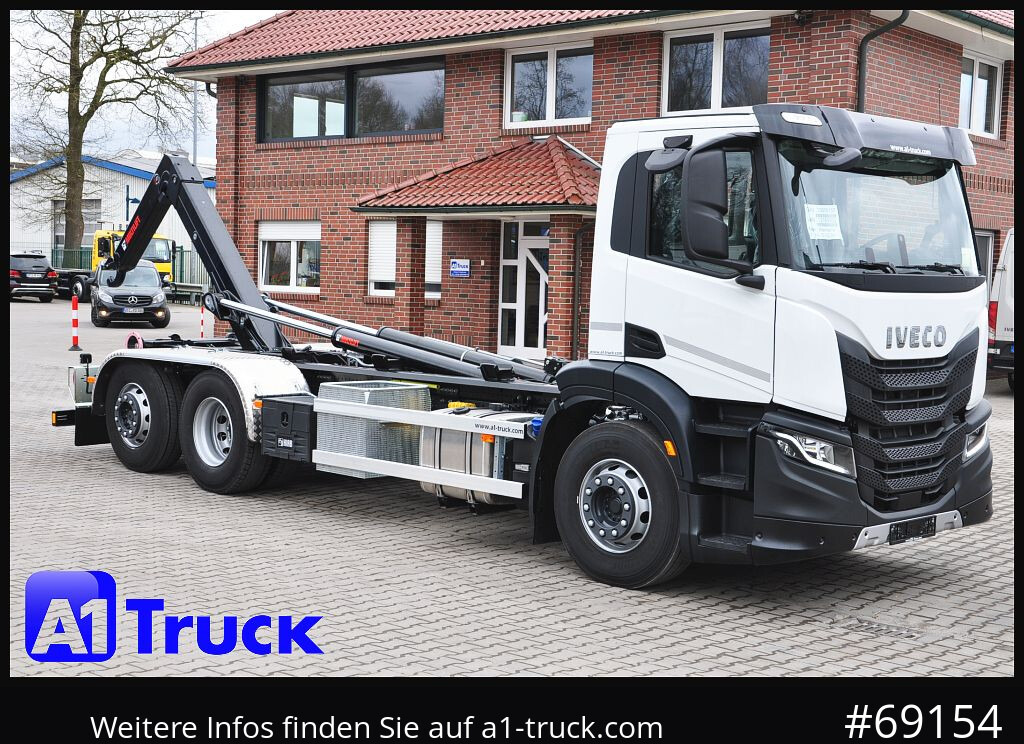 IVECO X-Way AD280X42, HIAB Multilift, Lenk- Liftachse, - Hook lift truck: picture 1 IVECO X-Way AD280X42, HIAB Multilift, Lenk- Liftachse, - Hook lift truck: picture 1