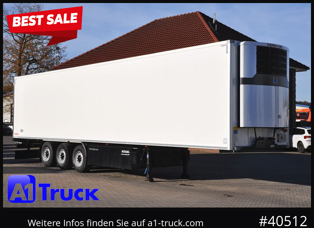 KOEGEL ThermoKing A400, Doppelstock, Blumenbreit - Refrigerator semi-trailer: picture 1 KOEGEL ThermoKing A400, Doppelstock, Blumenbreit - Refrigerator semi-trailer: picture 1