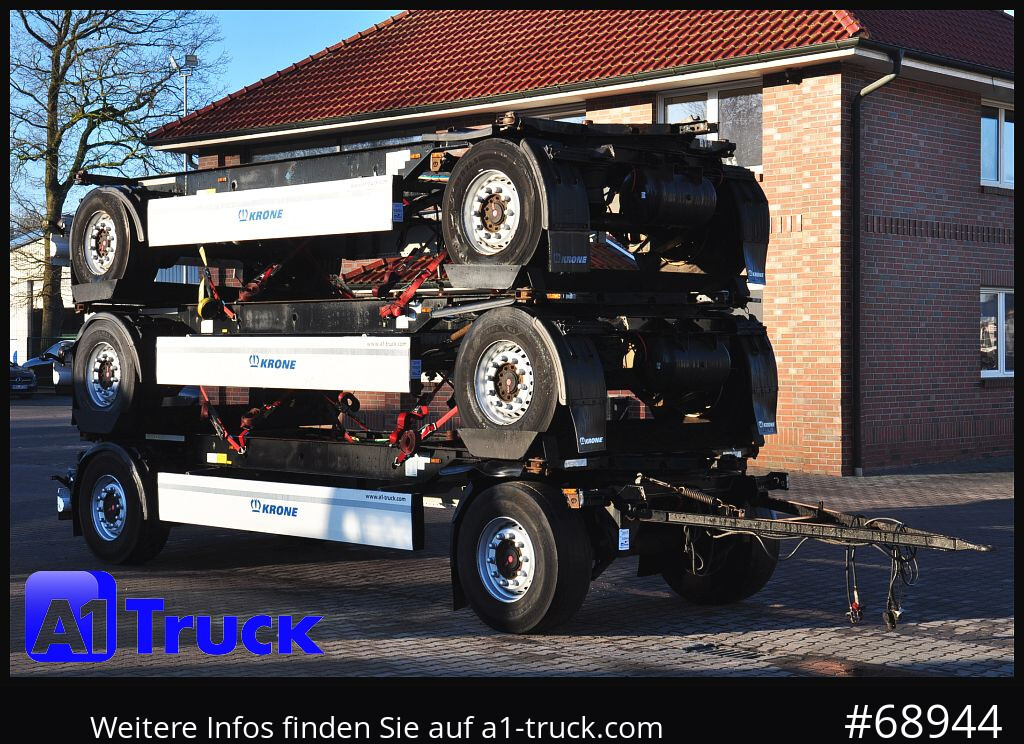 KRONE 3 er Paket Standard BDF, Bj 2017 SAF Achse - Container transporter/ Swap body trailer: picture 1 KRONE 3 er Paket Standard BDF, Bj 2017 SAF Achse - Container transporter/ Swap body trailer: picture 1