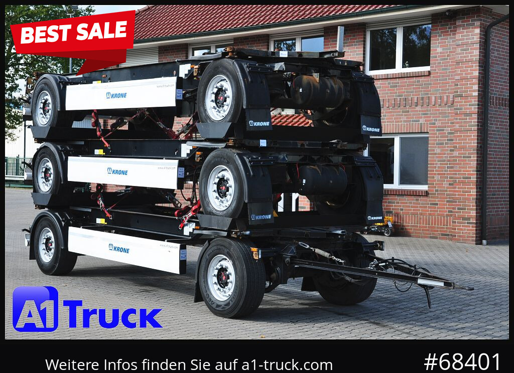 KRONE 3 er Paket Standard BDF, Bj 2017 SAF Achse - Container transporter/ Swap body trailer: picture 1 KRONE 3 er Paket Standard BDF, Bj 2017 SAF Achse - Container transporter/ Swap body trailer: picture 1