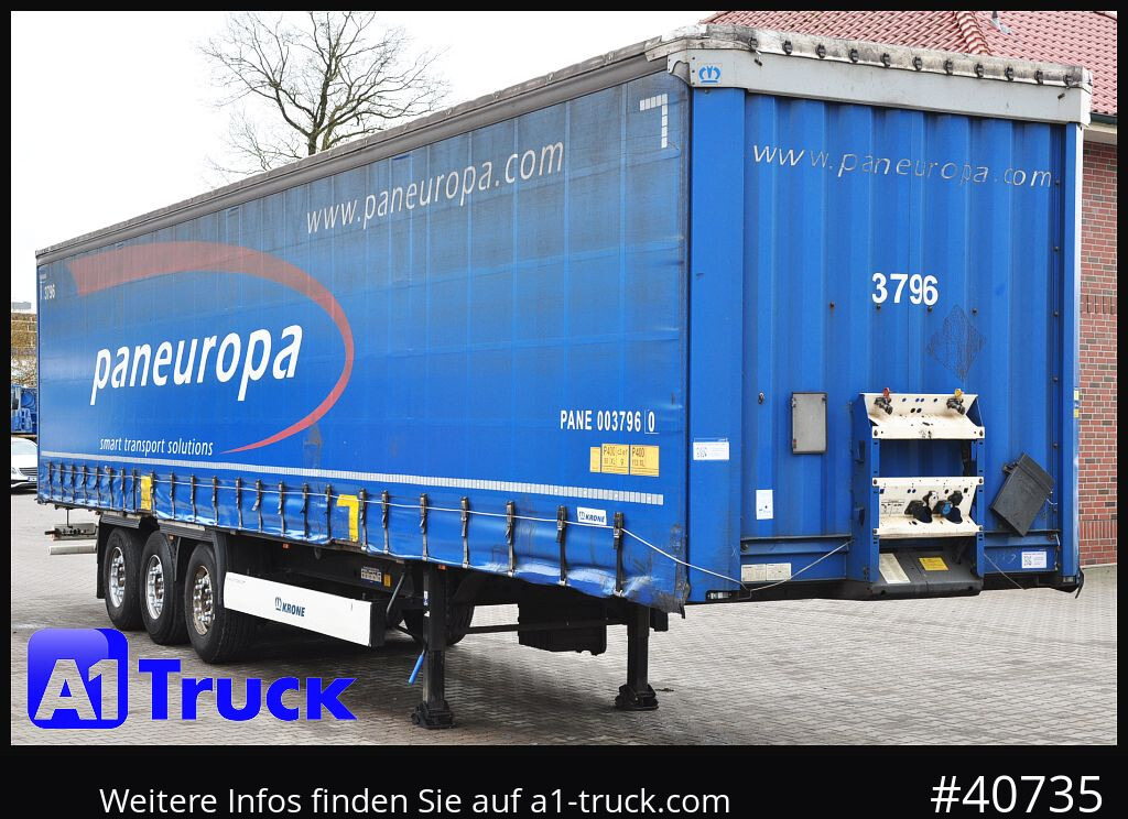 KRONE SD Tautliner, Code XL, BPW - Curtainsider semi-trailer: picture 1 KRONE SD Tautliner, Code XL, BPW - Curtainsider semi-trailer: picture 1