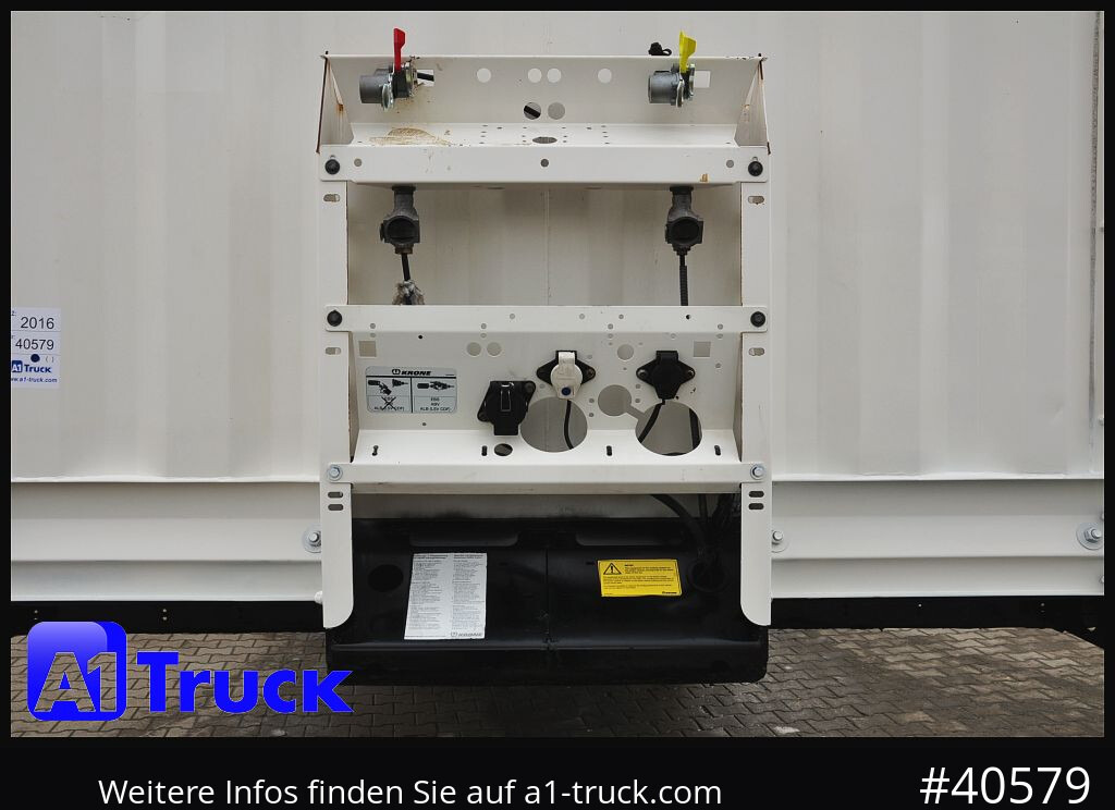 Closed box semi-trailer KRONE SDK 27, Koffer, 1 Vorbesitzer, Plywood,: picture 8 Closed box semi-trailer KRONE SDK 27, Koffer, 1 Vorbesitzer, Plywood,: picture 8