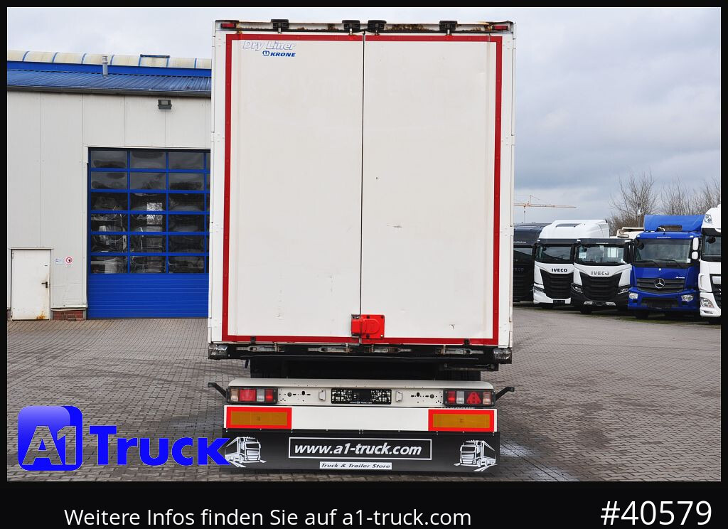 Closed box semi-trailer KRONE SDK 27, Koffer, 1 Vorbesitzer, Plywood,: picture 11 Closed box semi-trailer KRONE SDK 27, Koffer, 1 Vorbesitzer, Plywood,: picture 11
