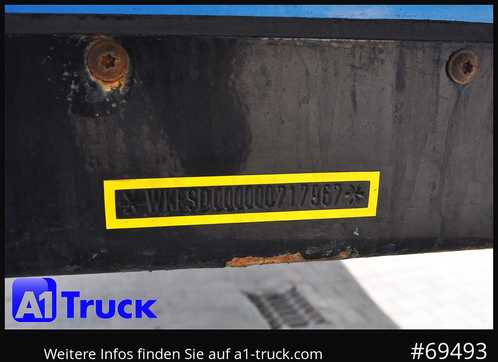 Refrigerator semi-trailer KRONE SDR 27 Carrier 1950 Mt., Lift, Multitemp.: picture 8