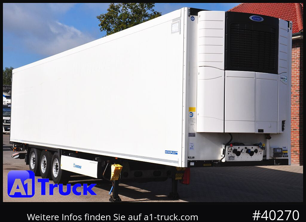 KRONE SDR 27 Carrier 1950 Mt.,Multitemp. LBW, Taillift - Refrigerator semi-trailer: picture 1 KRONE SDR 27 Carrier 1950 Mt.,Multitemp. LBW, Taillift - Refrigerator semi-trailer: picture 1
