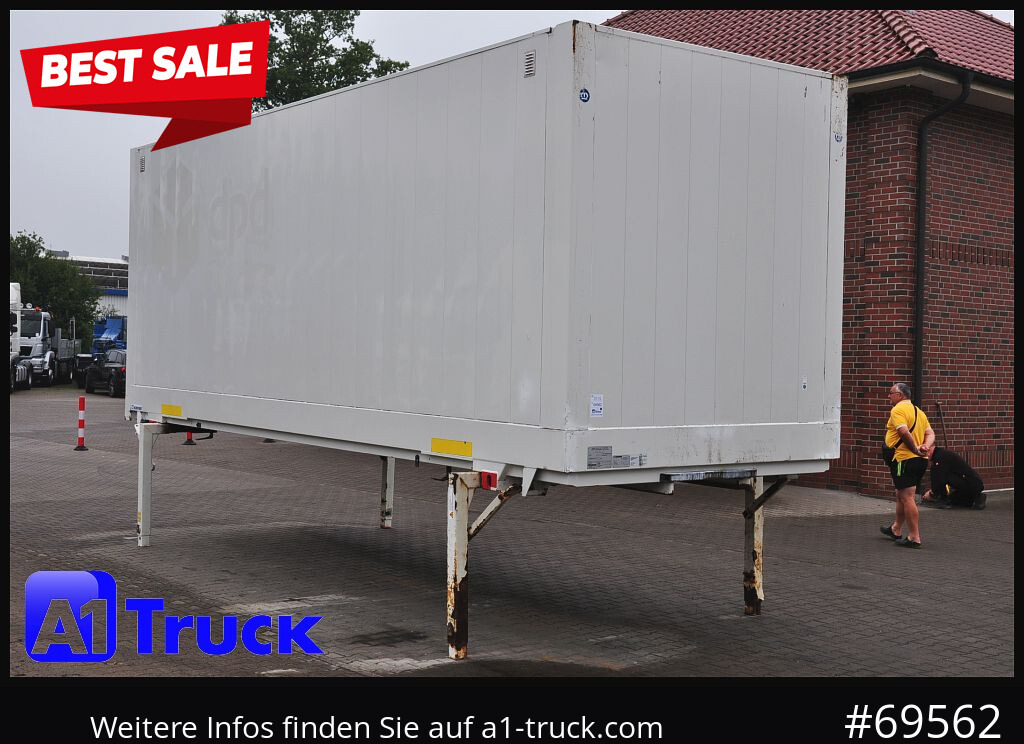 KRONE Wechselbrücke BDF 7,45 Koffer, Textil 2750mm innen, 20 x vorhanden - Swap body - box: picture 1 KRONE Wechselbrücke BDF 7,45 Koffer, Textil 2750mm innen, 20 x vorhanden - Swap body - box: picture 1