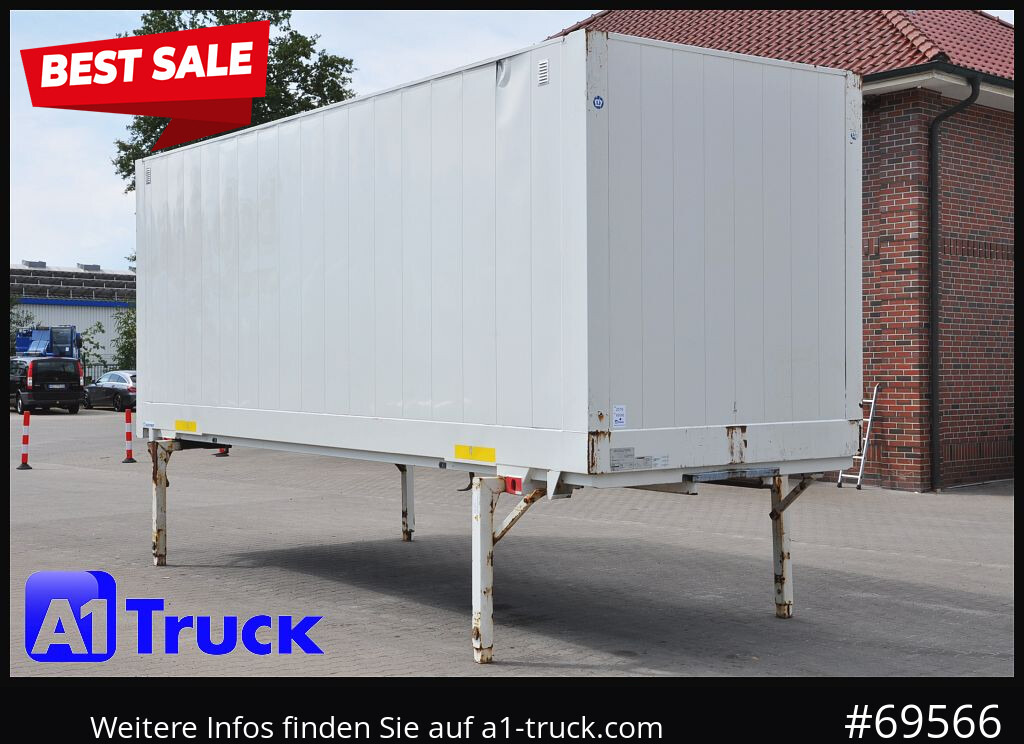 KRONE Wechselbrücke BDF 7,45 Koffer, Textil 2750mm innen, 20 x vorhanden - Swap body - box: picture 1 KRONE Wechselbrücke BDF 7,45 Koffer, Textil 2750mm innen, 20 x vorhanden - Swap body - box: picture 1