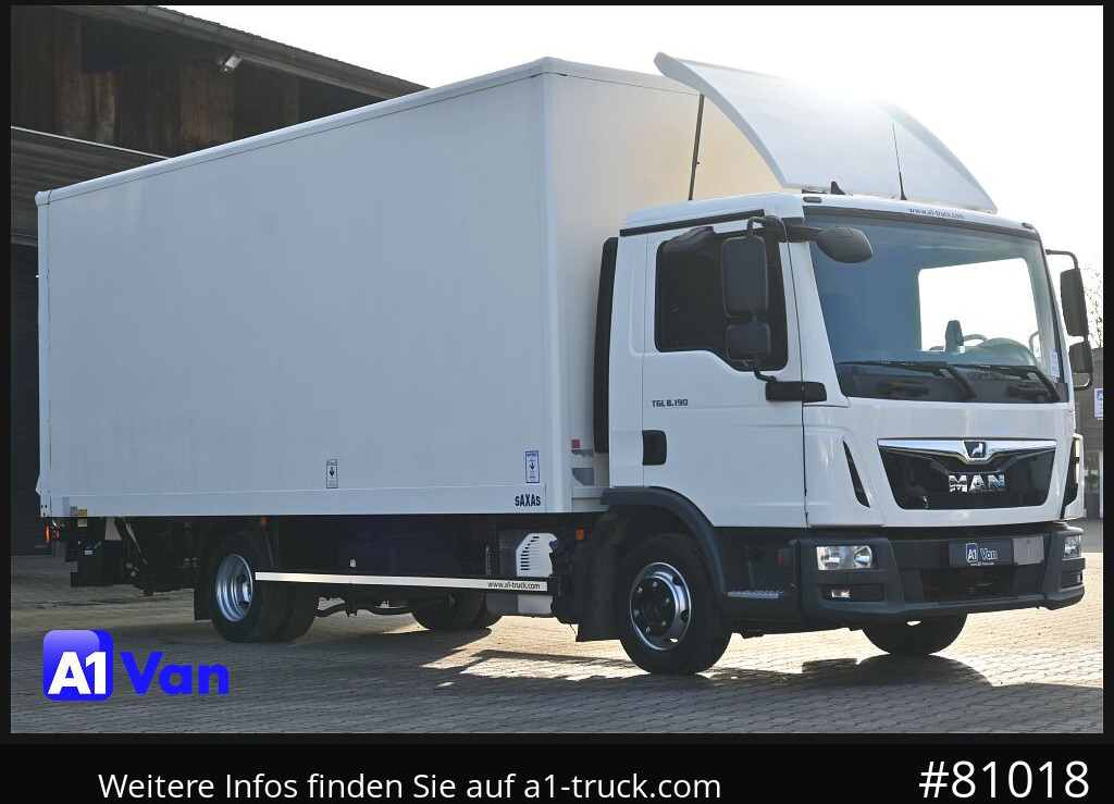 MAN TGL 8.190 4x2, Klima, LBW, Rockinger - Closed box van: picture 1 MAN TGL 8.190 4x2, Klima, LBW, Rockinger - Closed box van: picture 1