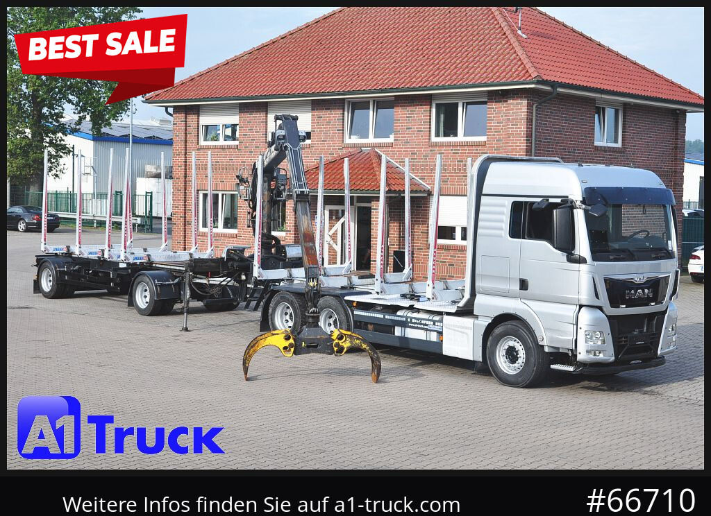 MAN TGX 26.480, Holz Kesla 2109, 6x4, - Timber truck, Crane truck: picture 1 MAN TGX 26.480, Holz Kesla 2109, 6x4, - Timber truck, Crane truck: picture 1