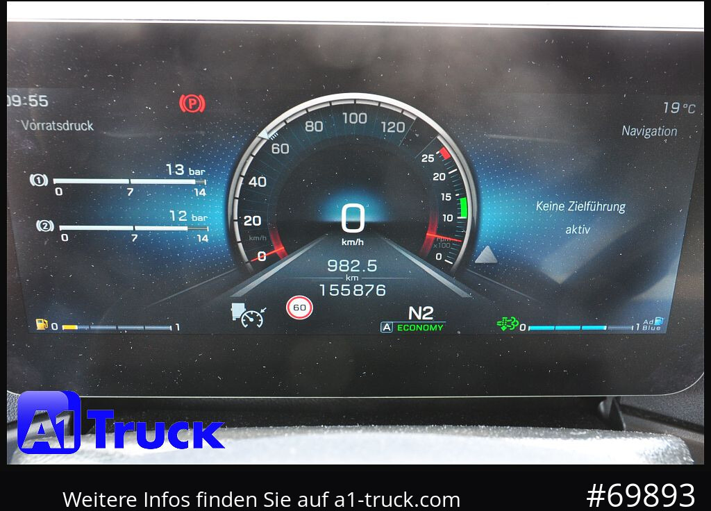 Container transporter/ Swap body truck MERCEDES-BENZ 2545, Multi BDF, Wechsler, 7.45-7.82, MIDI, LIftachse: picture 6