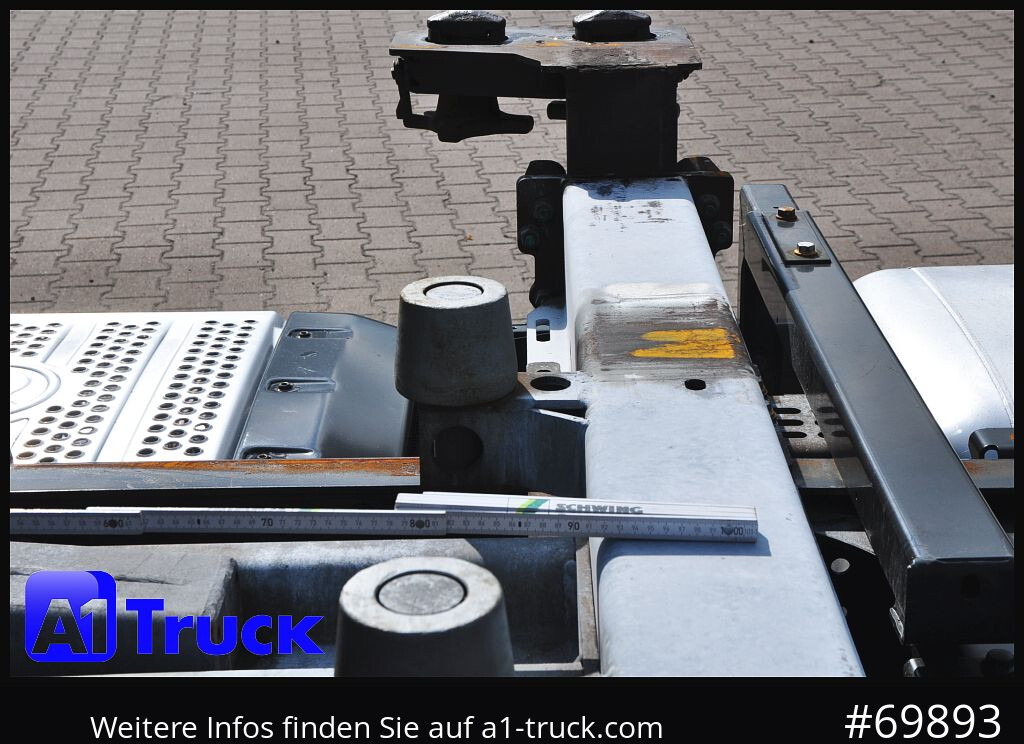 Container transporter/ Swap body truck MERCEDES-BENZ 2545, Multi BDF, Wechsler, 7.45-7.82, MIDI, LIftachse: picture 15