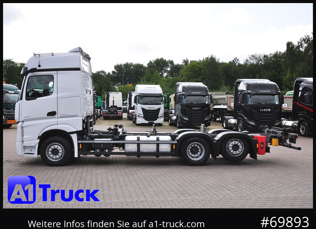 Container transporter/ Swap body truck MERCEDES-BENZ 2545, Multi BDF, Wechsler, 7.45-7.82, MIDI, LIftachse: picture 11
