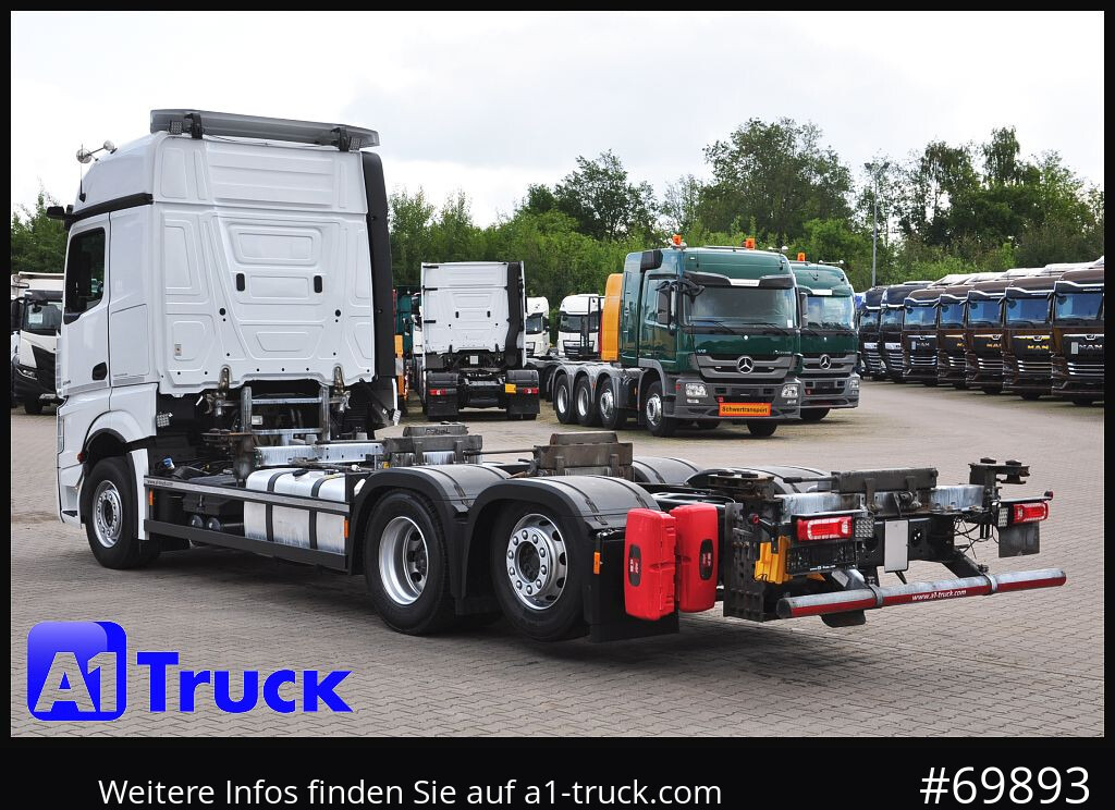 Container transporter/ Swap body truck MERCEDES-BENZ 2545, Multi BDF, Wechsler, 7.45-7.82, MIDI, LIftachse: picture 10