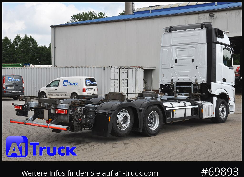 Container transporter/ Swap body truck MERCEDES-BENZ 2545, Multi BDF, Wechsler, 7.45-7.82, MIDI, LIftachse: picture 9