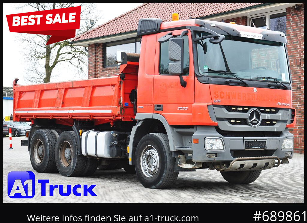 MERCEDES-BENZ Actros 2655 ,V8, 6x4 Meiller Klima , EPS - Tipper: picture 1 MERCEDES-BENZ Actros 2655 ,V8, 6x4 Meiller Klima , EPS - Tipper: picture 1