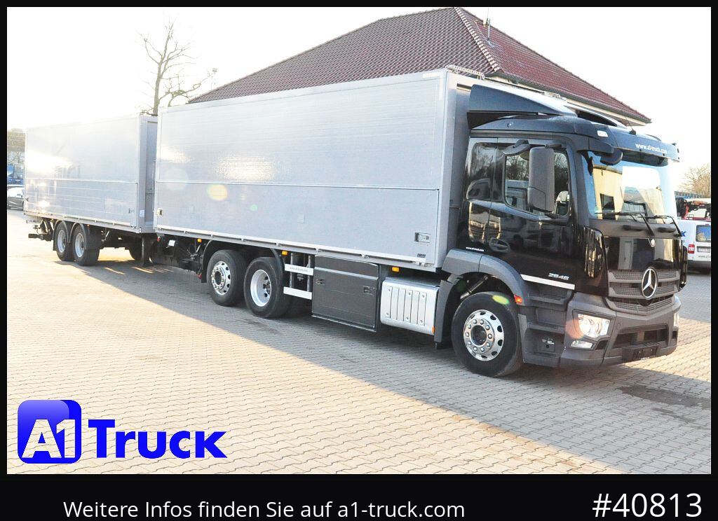 MERCEDES-BENZ Antos, 2546, Getränke, LBW, Lift-Lenkachse - Box truck: picture 1 MERCEDES-BENZ Antos, 2546, Getränke, LBW, Lift-Lenkachse - Box truck: picture 1