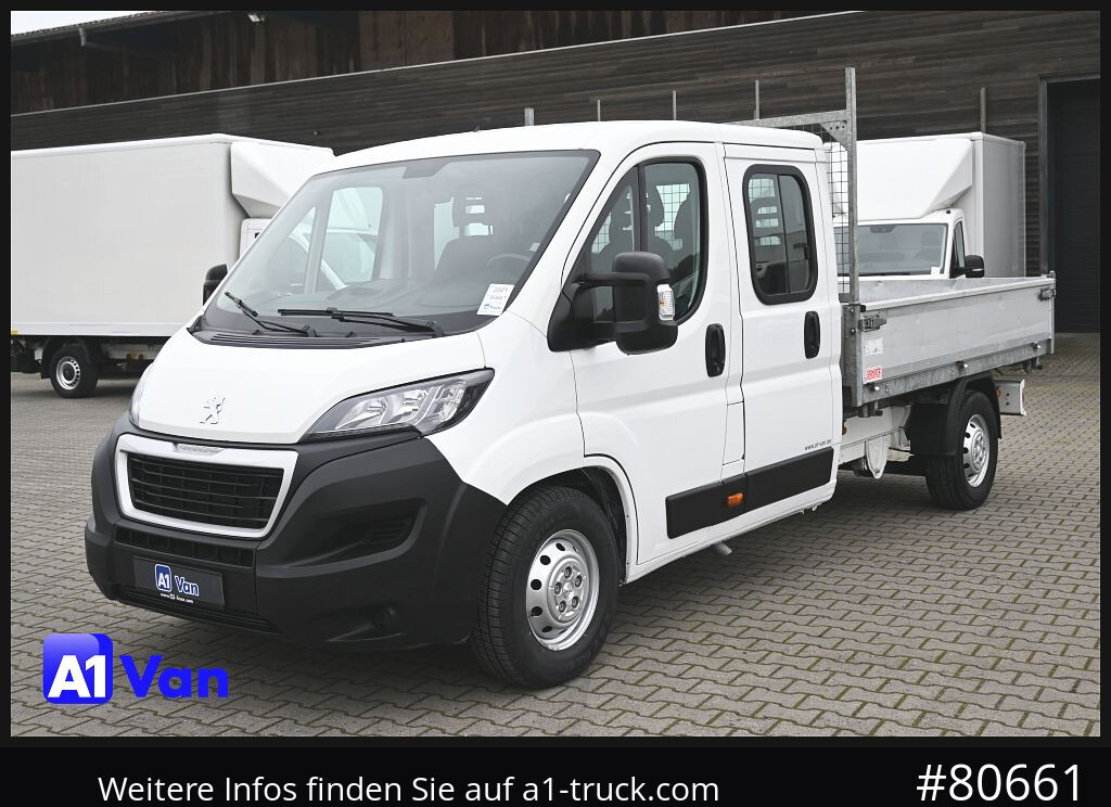 Tipper van, Combi van PEUGEOT Boxer Doka Kipper, AHK, Klima, Standheizung: picture 12