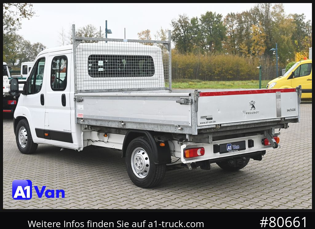 Tipper van, Combi van PEUGEOT Boxer Doka Kipper, AHK, Klima, Standheizung: picture 10