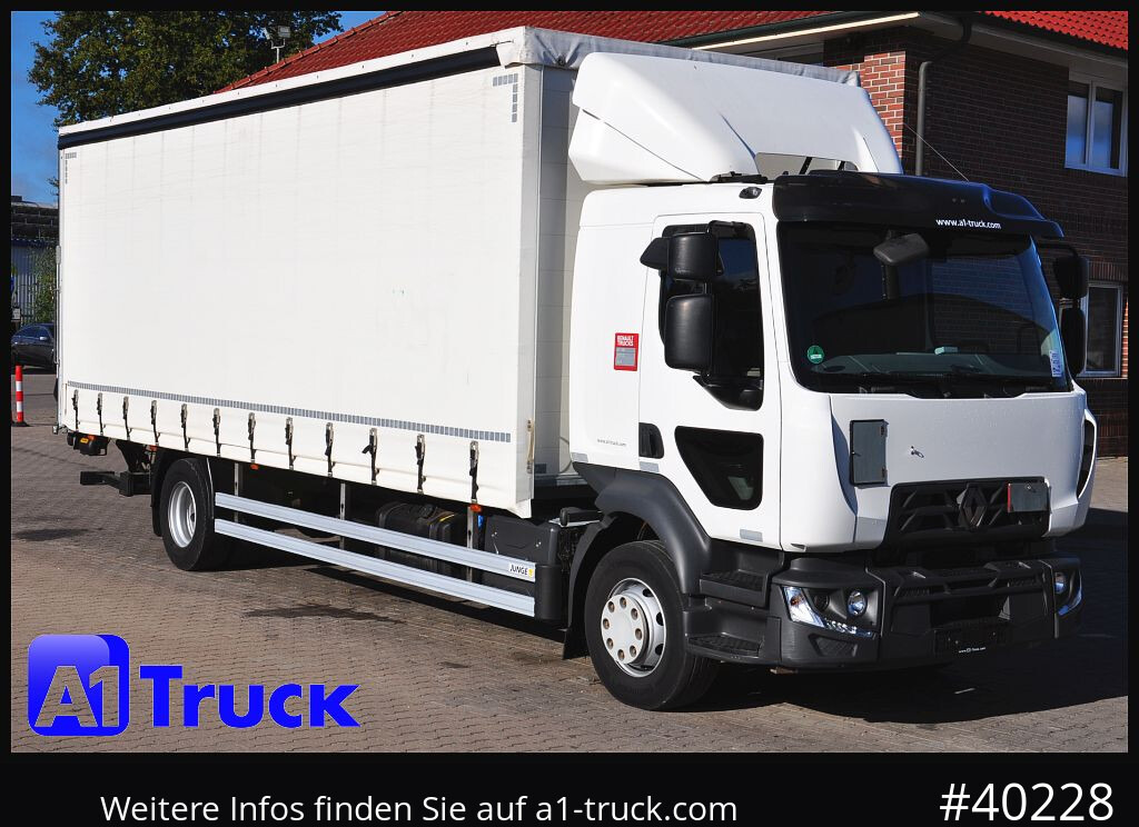 RENAULT D 280, 4x2, Ladebordwand, LBW, TÜV 06/2026 - Curtain side truck: picture 1 RENAULT D 280, 4x2, Ladebordwand, LBW, TÜV 06/2026 - Curtain side truck: picture 1