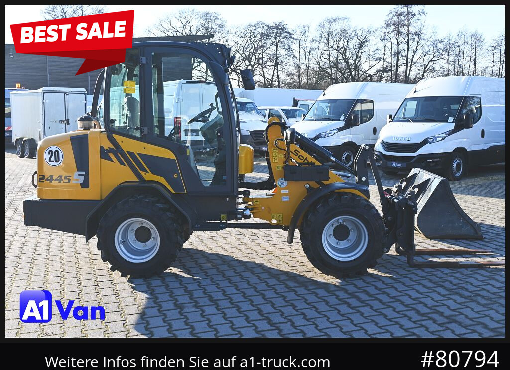 SCHAEFFER Schäffer 2445S Hoflader, Gabel, 127 Bstd. - Wheel loader: picture 1 SCHAEFFER Schäffer 2445S Hoflader, Gabel, 127 Bstd. - Wheel loader: picture 1