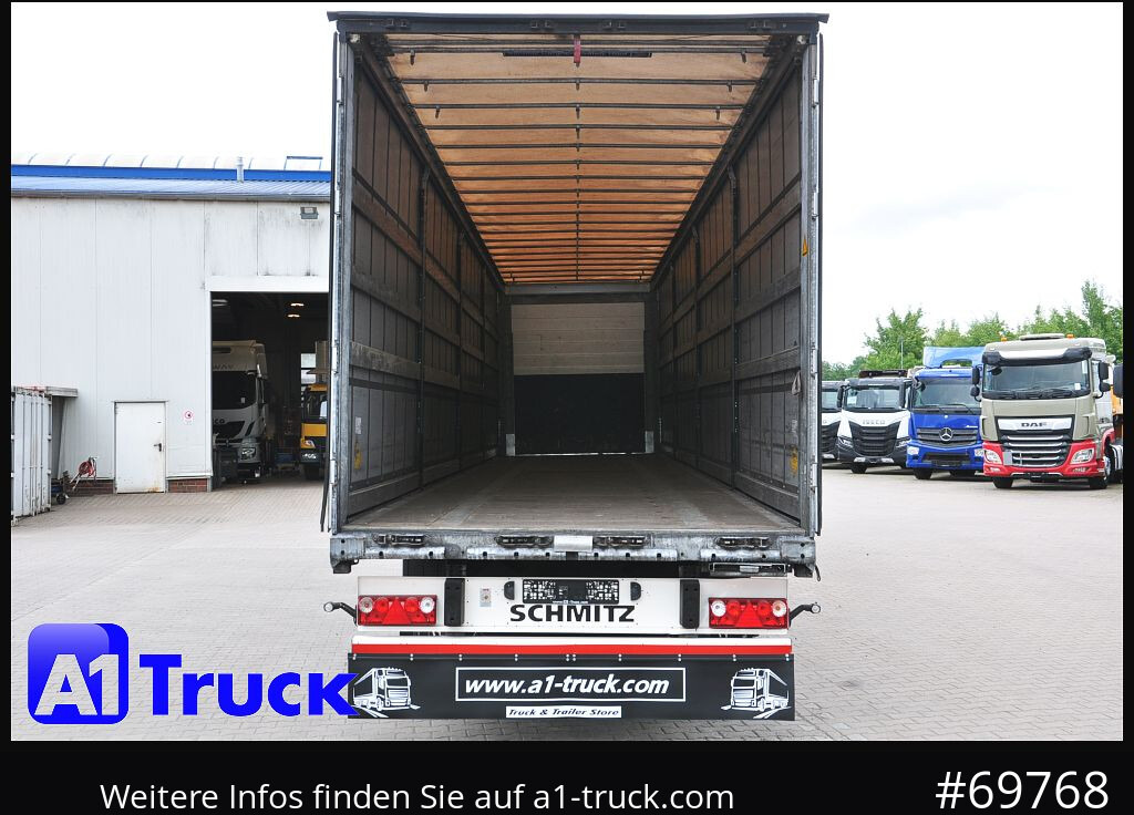 SCHMITZ SD Tautliner, Coil, Code XL,verzinkt, Liftachse, 1 Vorbesitzer - Curtainsider semi-trailer: picture 4 SCHMITZ SD Tautliner, Coil, Code XL,verzinkt, Liftachse, 1 Vorbesitzer - Curtainsider semi-trailer: picture 4